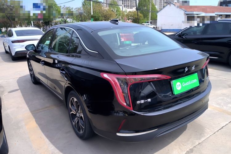 Used Hongqi E-QM5 2021 Online Booking Charging Basic Edition 5 Seats Rear Left 45 Deg