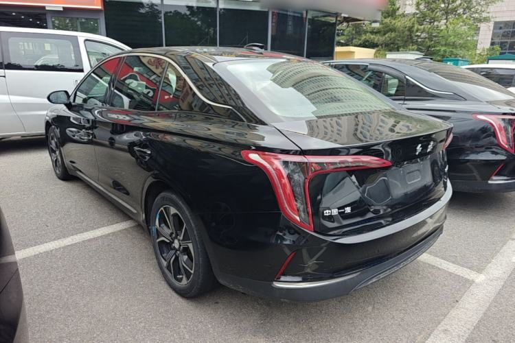Used Hongqi E-QM5 2021 Online Booking Charging Basic Edition 5 Seats Rear Left 45 Deg