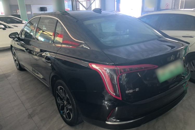 Used Hongqi E-QM5 2021 Online Booking Charging Basic Edition 4 Seats Rear Left 45 Deg