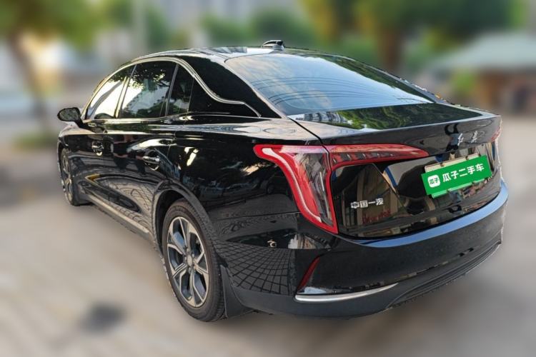 Used Hongqi E-QM5 2021 Online Booking Charging Basic Edition 5 Seats Rear Left 45 Deg