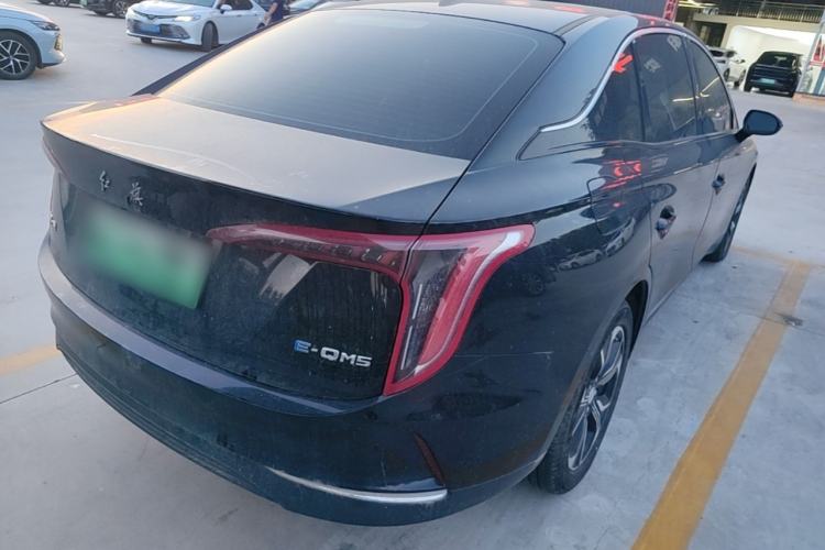 Used Hongqi E-QM5 2021 Charging Version Flagship Edition Rear Right 45 Deg