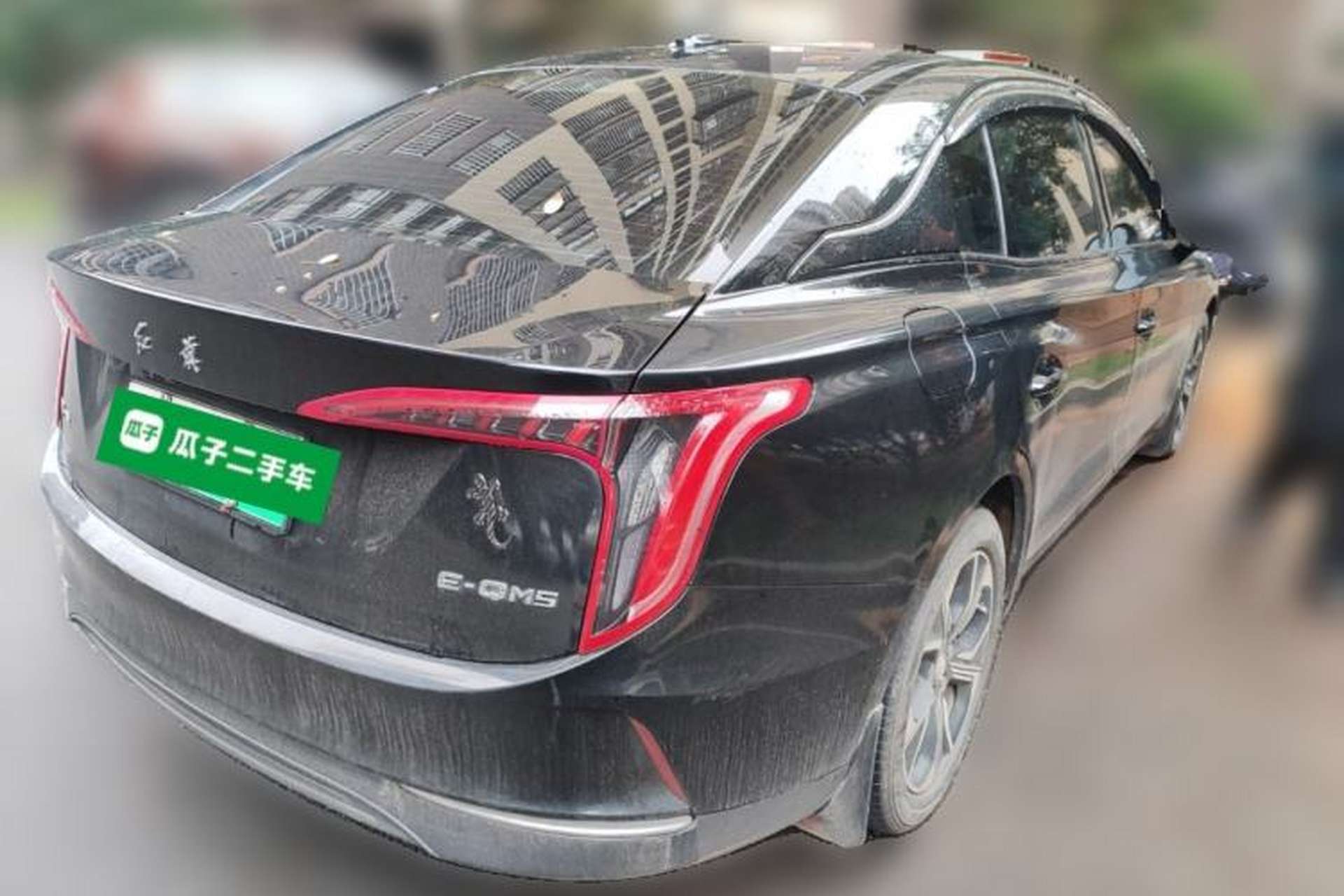 Used Hongqi E-QM5 2021 Online Booking Charging Basic Edition 4 Seats Rear Right 45 Deg