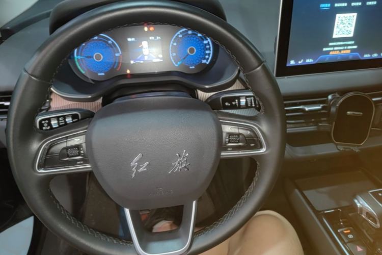 Used Hongqi E-QM5 2021 Online Booking Charging Basic Edition 5 Seats Steering Wheel