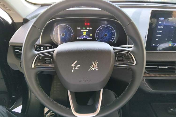 Used Hongqi E-QM5 2021 Online Booking Charging Basic Edition 5 Seats Steering Wheel