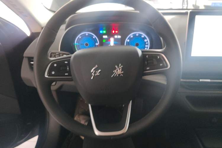 Used Hongqi E-QM5 2021 Ride-Hailing Charging—Didi Edition 5 Seats Steering Wheel