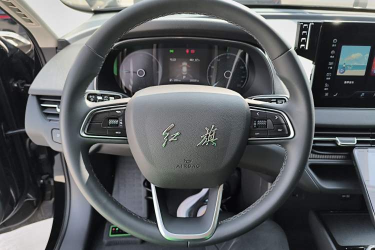 Used Hongqi E-QM5 2021 Online Booking Charging Basic Edition 5 Seats Steering Wheel