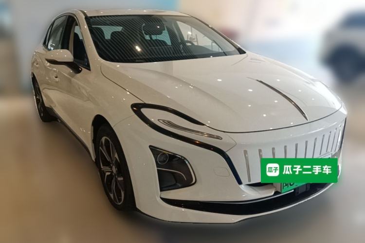 Used Hongqi E-QM5 2021 Online Booking Charging Basic Edition 4 Seats Front Right 45 Deg