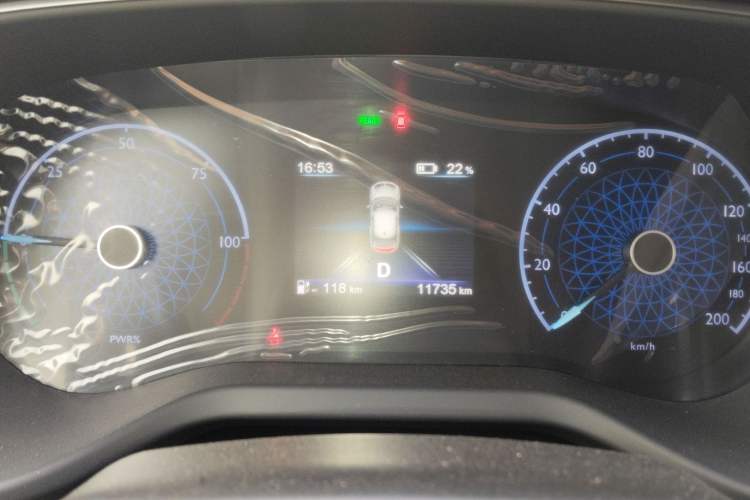 Used Hongqi E-QM5 2022 431 km Charge & Enjoy Edition Instrument Cluster