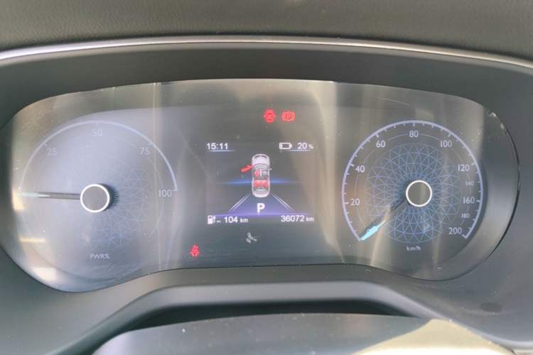 Used Hongqi E-QM5 2022 431 km Charge & Enjoy Edition Instrument Cluster
