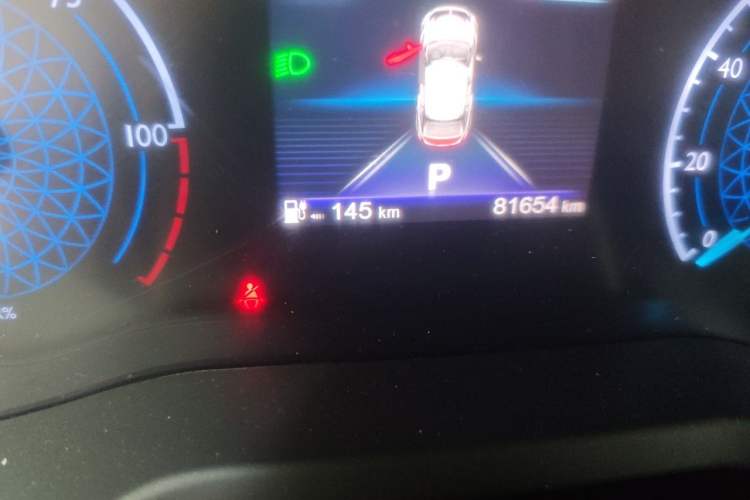 Used Hongqi E-QM5 2022 431 km Charge & Enjoy Edition Odometer Close Up