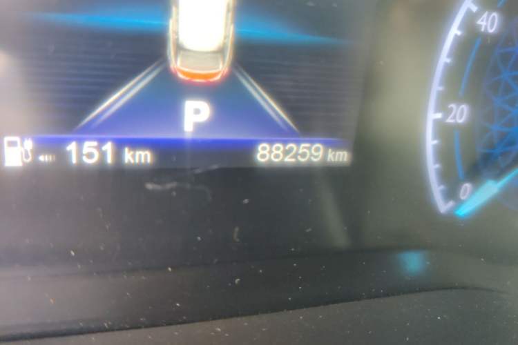 Used Hongqi E-QM5 2022 431 km Battery-Swap Enjoyment Version Odometer Close Up