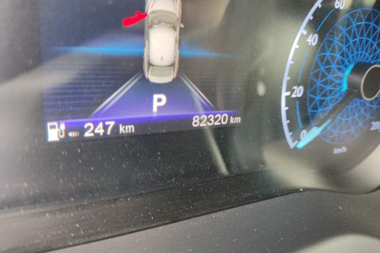 Used Hongqi E-QM5 2022 431 km Charge & Enjoy Edition Odometer Close Up
