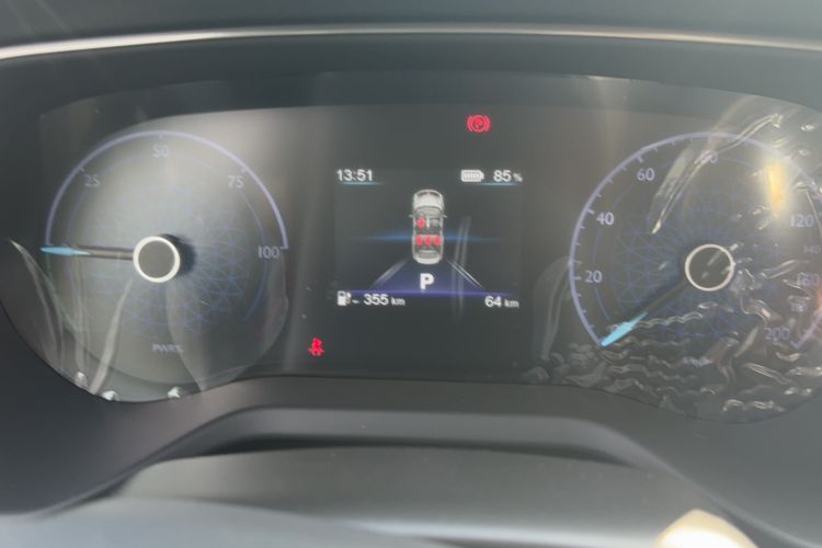 Used Hongqi E-QM5 2022 431 km Battery-Swap Enjoyment Version Odometer Close Up