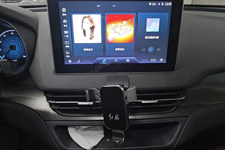 Used Hongqi E-QM5 2023 Revised Version Basic Travel Edition Audio And AC Panel