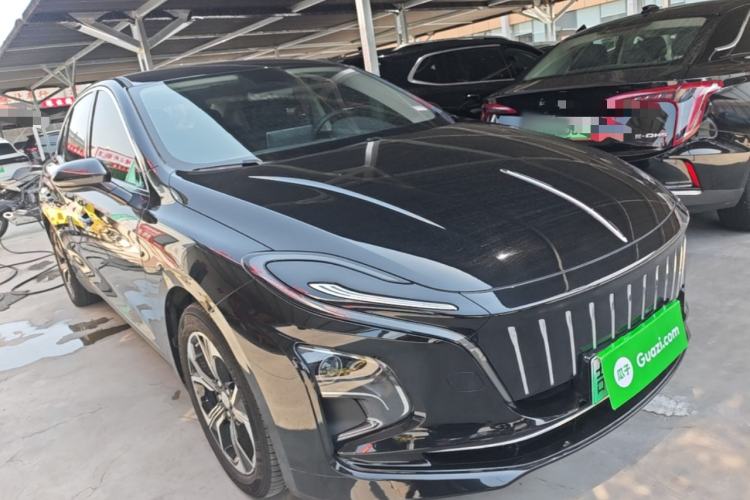 Used Hongqi E-QM5 2023 Revised Version Basic Travel Edition Front Right 45 Deg
