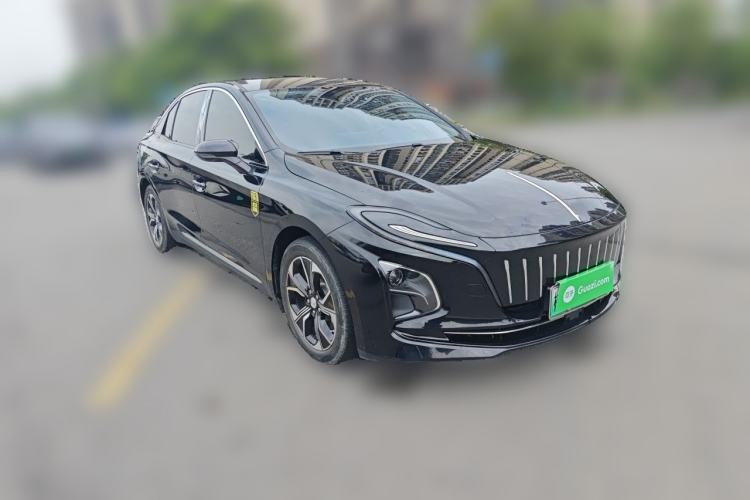 Used Hongqi E-QM5 2023 Revised Version Basic Travel Edition Front Right 45 Deg