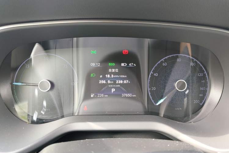 Used Hongqi E-QM5 2023 Revised Version Basic Travel Edition Instrument Cluster