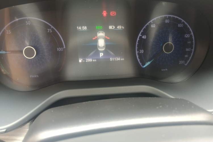 Used Hongqi E-QM5 2023 620km PLUS Odometer Close Up