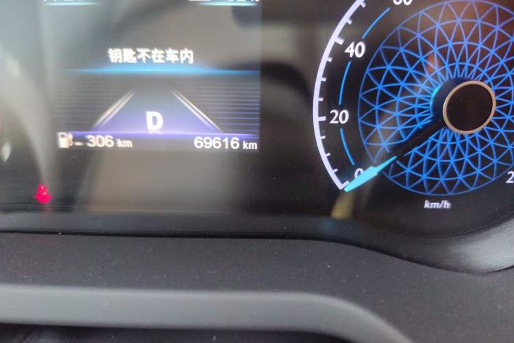 Used Hongqi E-QM5 2023 620km PLUS Odometer Close Up
