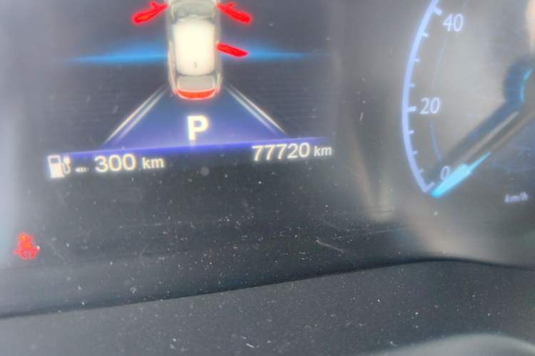 Used Hongqi E-QM5 2023 620km PLUS Odometer Close Up