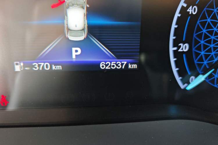 Used Hongqi E-QM5 2023 620km PLUS Odometer Close Up