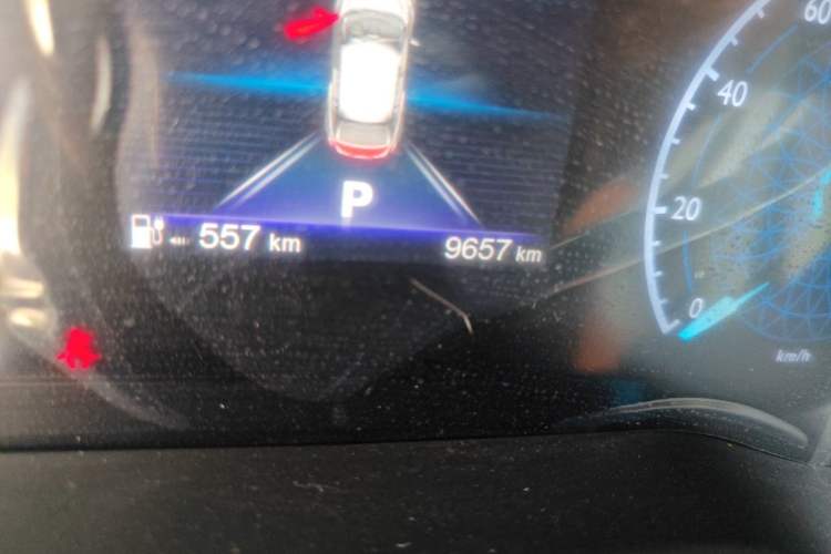 Used Hongqi E-QM5 2023 620km PLUS Odometer Close Up