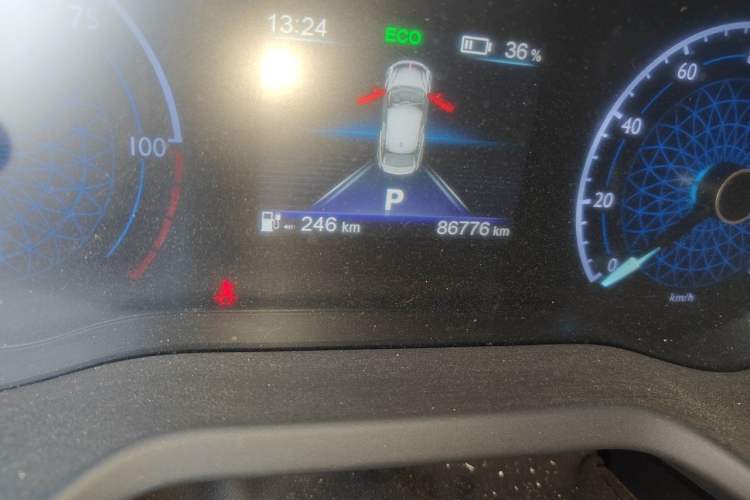 Used Hongqi E-QM5 2023 620km PLUS Odometer Close Up