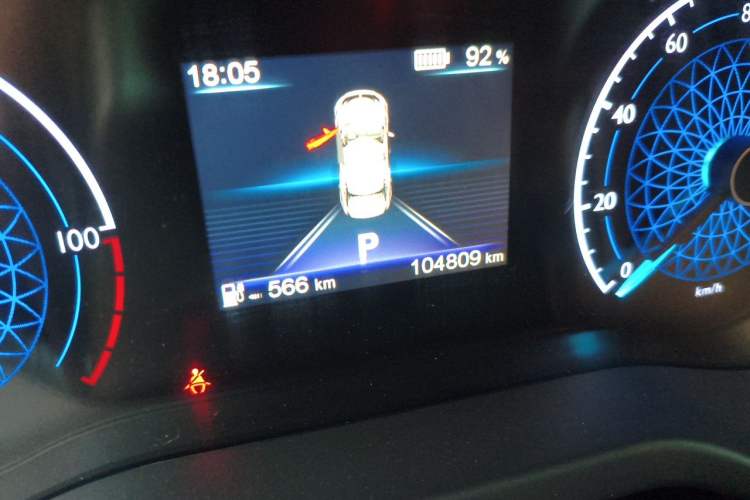 Used Hongqi E-QM5 2023 620km PLUS Odometer Close Up