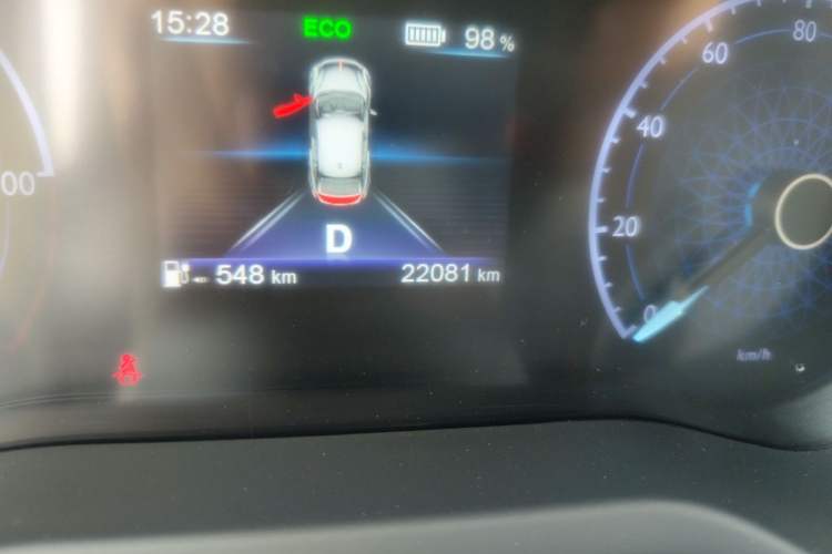 Used Hongqi E-QM5 2023 560km PLUS Odometer Close Up