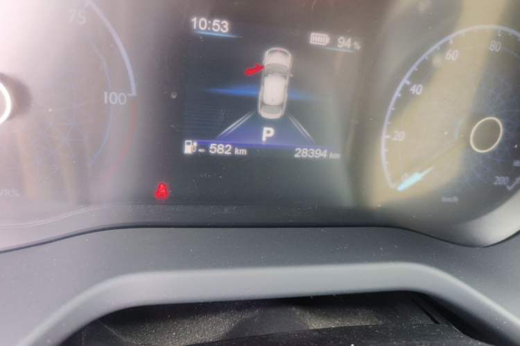 Used Hongqi E-QM5 2023 620km PLUS Odometer Close Up