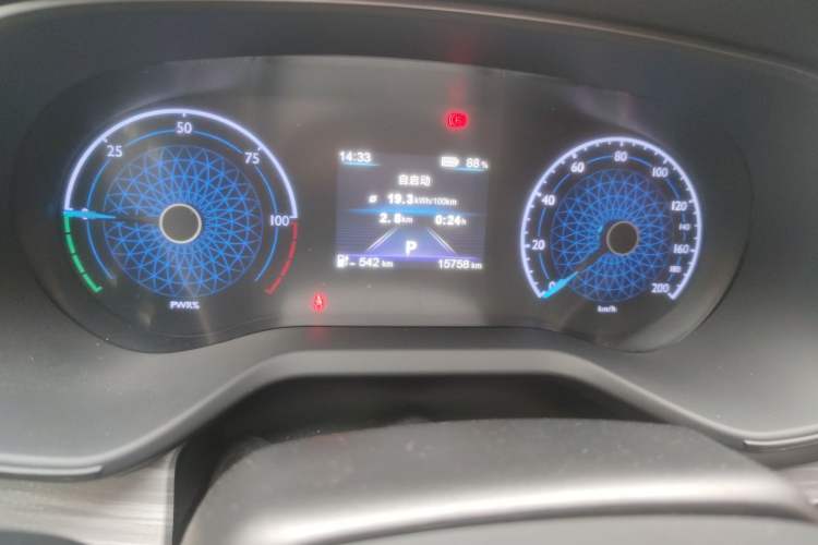 Used Hongqi E-QM5 2023 620km PLUS Odometer Close Up