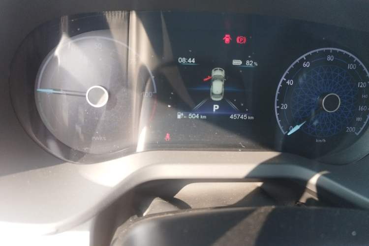 Used Hongqi E-QM5 2023 620km PLUS Odometer Close Up