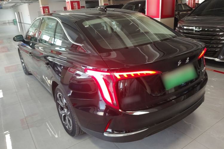 Used Hongqi E-QM5 2023 Revised Version Basic Travel Edition Rear Left 45 Deg