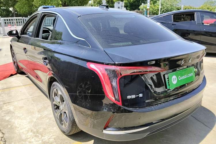 Used Hongqi E-QM5 2023 Revised Version Basic Travel Edition Rear Left 45 Deg