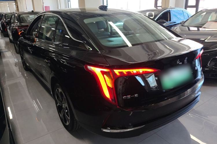 Used Hongqi E-QM5 2023 Revised Version Basic Travel Edition Rear Left 45 Deg