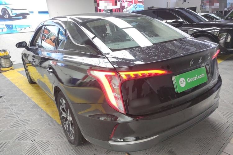 Used Hongqi E-QM5 2023 Revised Version Basic Travel Edition Rear Left 45 Deg