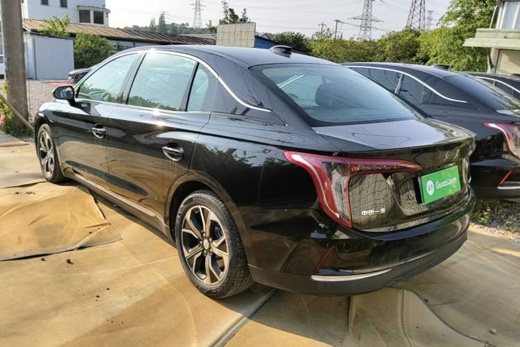 Used Hongqi E-QM5 2023 Revised Version Basic Travel Edition Rear Left 45 Deg