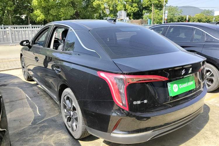 Used Hongqi E-QM5 2023 Revised Version Basic Travel Edition Rear Left 45 Deg