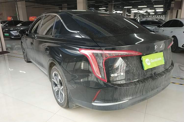 Used Hongqi E-QM5 2023 Revised Version Basic Travel Edition Rear Left 45 Deg