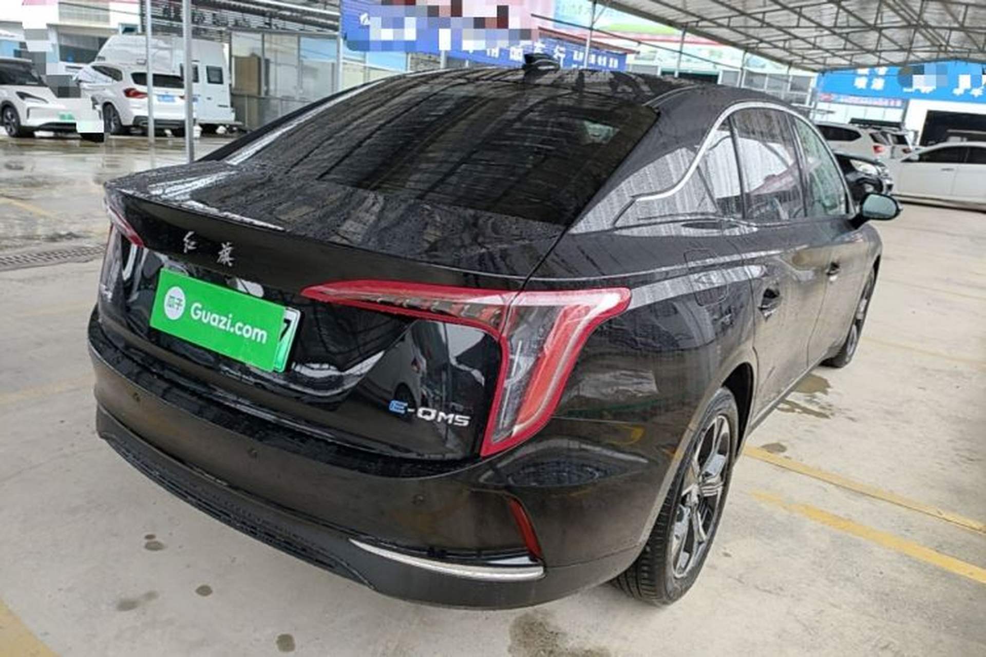 Used Hongqi E-QM5 2023 Revised Version Basic Travel Edition Rear Right 45 Deg