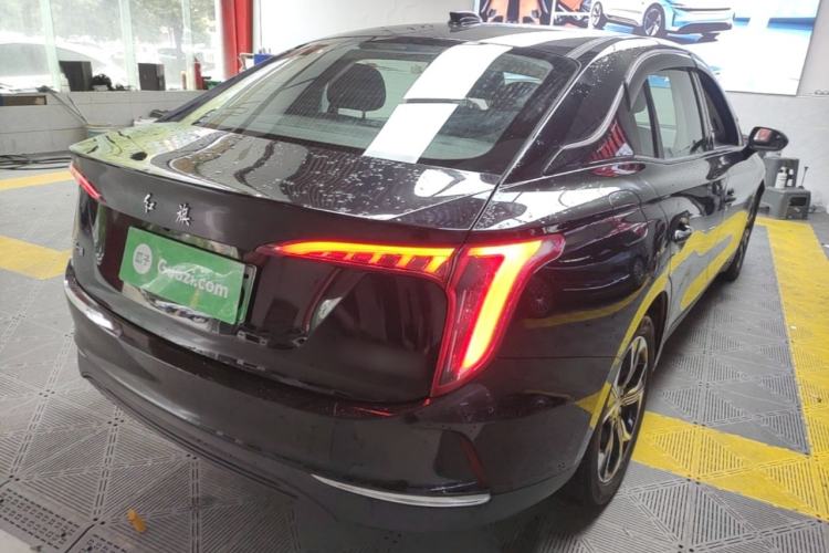 Used Hongqi E-QM5 2023 Revised Version Basic Travel Edition Rear Right 45 Deg