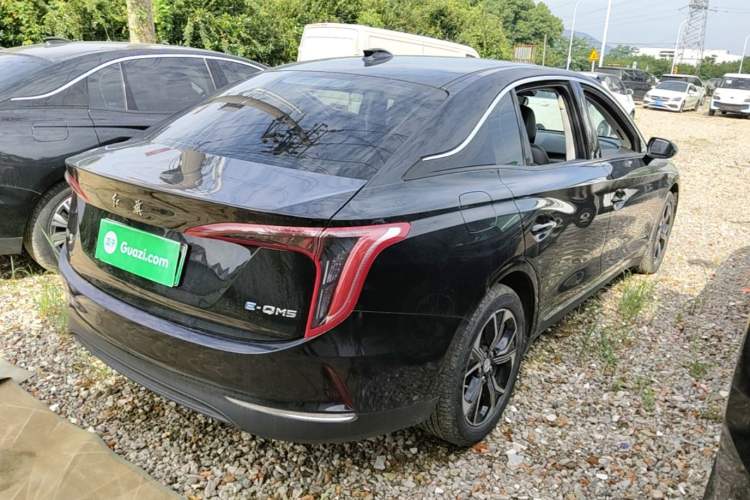 Used Hongqi E-QM5 2023 Revised Version Basic Travel Edition Rear Right 45 Deg