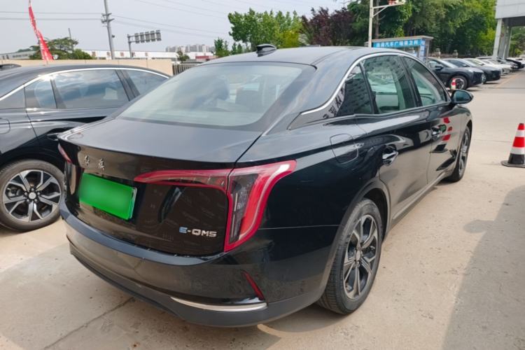 Used Hongqi E-QM5 2023 Revised Version Basic Travel Edition Rear Right 45 Deg
