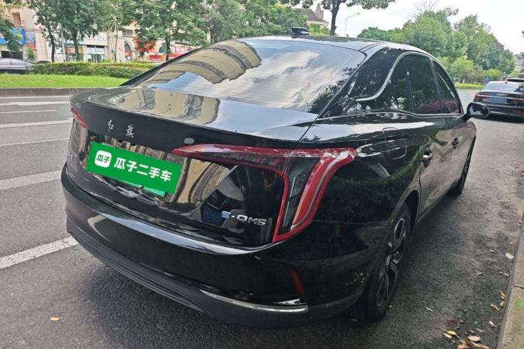 Used Hongqi E-QM5 2023 Revised Version Basic Travel Edition Rear Right 45 Deg