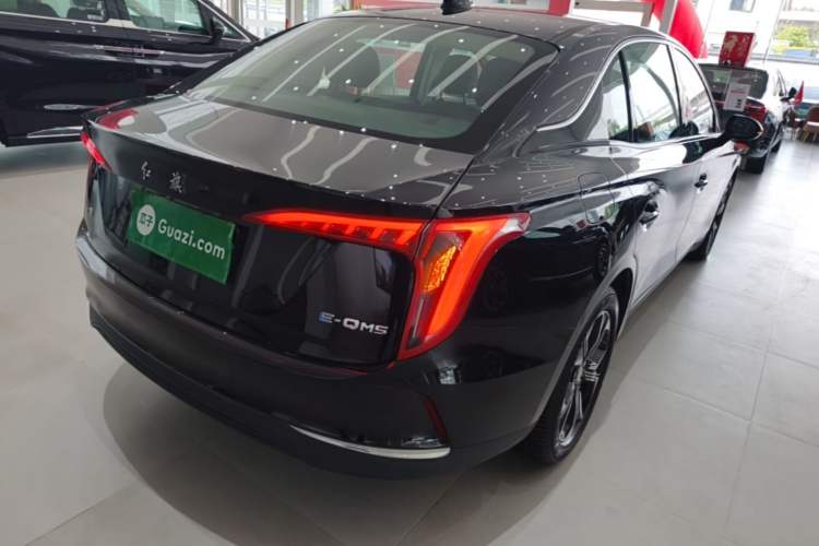 Used Hongqi E-QM5 2023 Revised Version Basic Travel Edition Rear Right 45 Deg