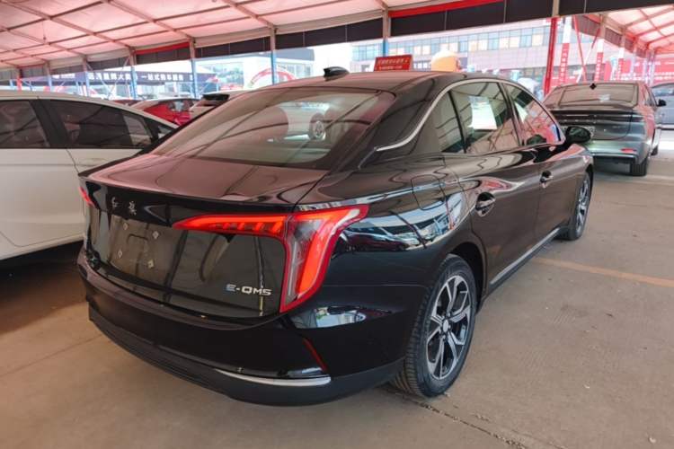 Used Hongqi E-QM5 2023 Revised Version Basic Travel Edition Rear Right 45 Deg