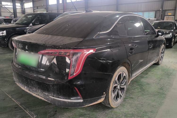 Used Hongqi E-QM5 2023 Revised Version Basic Travel Edition Rear Right 45 Deg