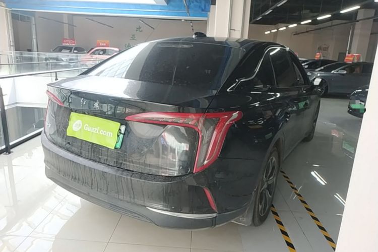 Used Hongqi E-QM5 2023 Revised Version Basic Travel Edition Rear Right 45 Deg