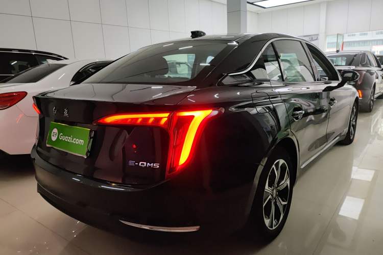 Used Hongqi E-QM5 2023 Revised Version Basic Travel Edition Rear Right 45 Deg