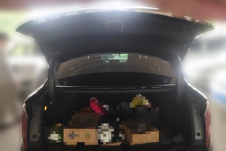 Used Hongqi E-QM5 2023 Base Travel Edition Trunk